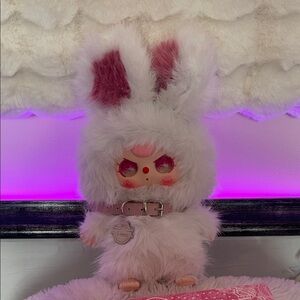 Baby 3 reborn pink and white 400%  Adorable Fluffy  Plush